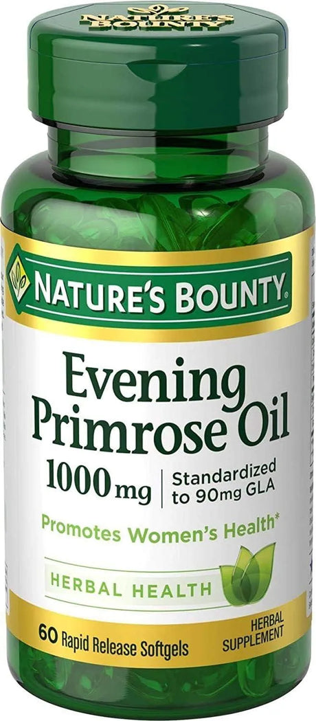 NATURE'S BOUNTY - Nature's Bounty Evening Primrose Oil 1000Mg. 60 Capsulas 3 Pack - The Red Vitamin MX - Suplementos Alimenticios - {{ shop.shopifyCountryName }}