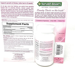 NATURE'S BOUNTY - Nature's Bounty Hair Growth 90 Capsulas - The Red Vitamin MX - Suplementos Alimenticios - {{ shop.shopifyCountryName }}