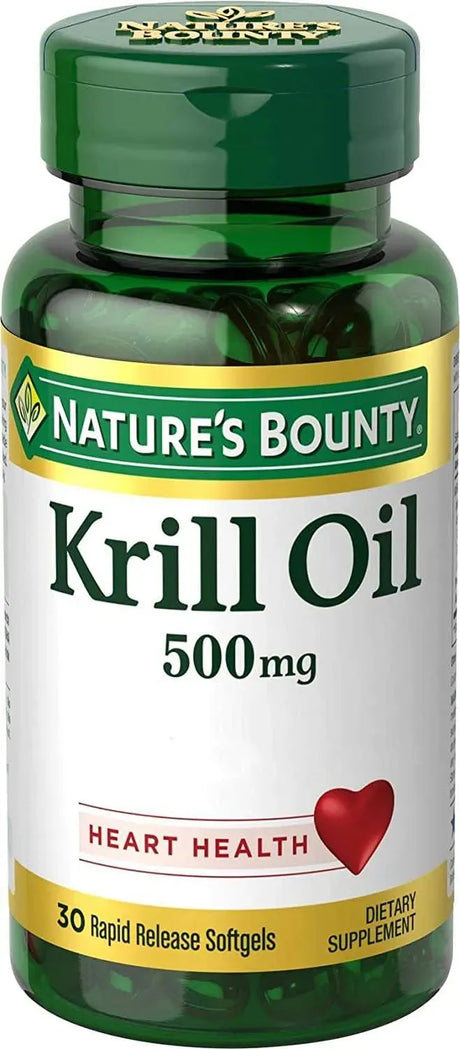 NATURE'S BOUNTY - Nature's Bounty Krill Oil 500Mg. 30 Capsulas Blandas - The Red Vitamin MX - Suplementos Alimenticios - {{ shop.shopifyCountryName }}