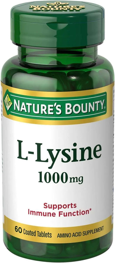 NATURE'S BOUNTY - Nature's Bounty L-Lysine 1000Mg. 60 Tabletas - The Red Vitamin MX - Suplementos Alimenticios - {{ shop.shopifyCountryName }}