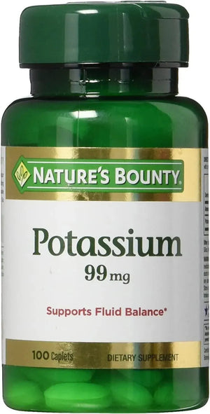 NATURE'S BOUNTY - Nature's Bounty Potassium Gluconate 99Mg. 100 Caplets - The Red Vitamin MX - Suplementos Alimenticios - {{ shop.shopifyCountryName }}