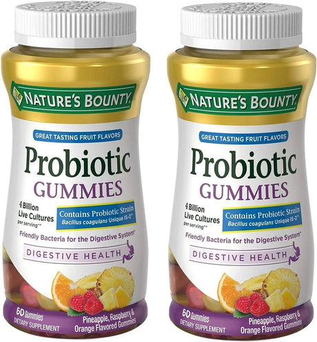 NATURE'S BOUNTY - Nature's Bounty Probiotic Gummies 120 Gomitas - The Red Vitamin MX - Suplementos Alimenticios - {{ shop.shopifyCountryName }}