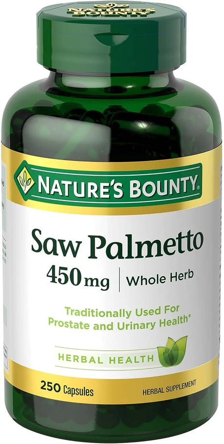 NATURE'S BOUNTY - Nature's Bounty Saw Palmetto 450Mg. 250 Capsulas - The Red Vitamin MX - Suplementos Alimenticios - {{ shop.shopifyCountryName }}