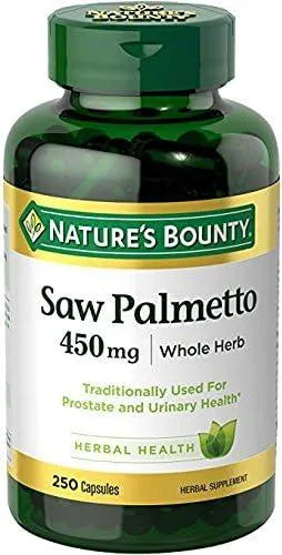 NATURE'S BOUNTY - Nature's Bounty Saw Palmetto 450Mg. 500 Capsulas - The Red Vitamin MX - Suplementos Alimenticios - {{ shop.shopifyCountryName }}