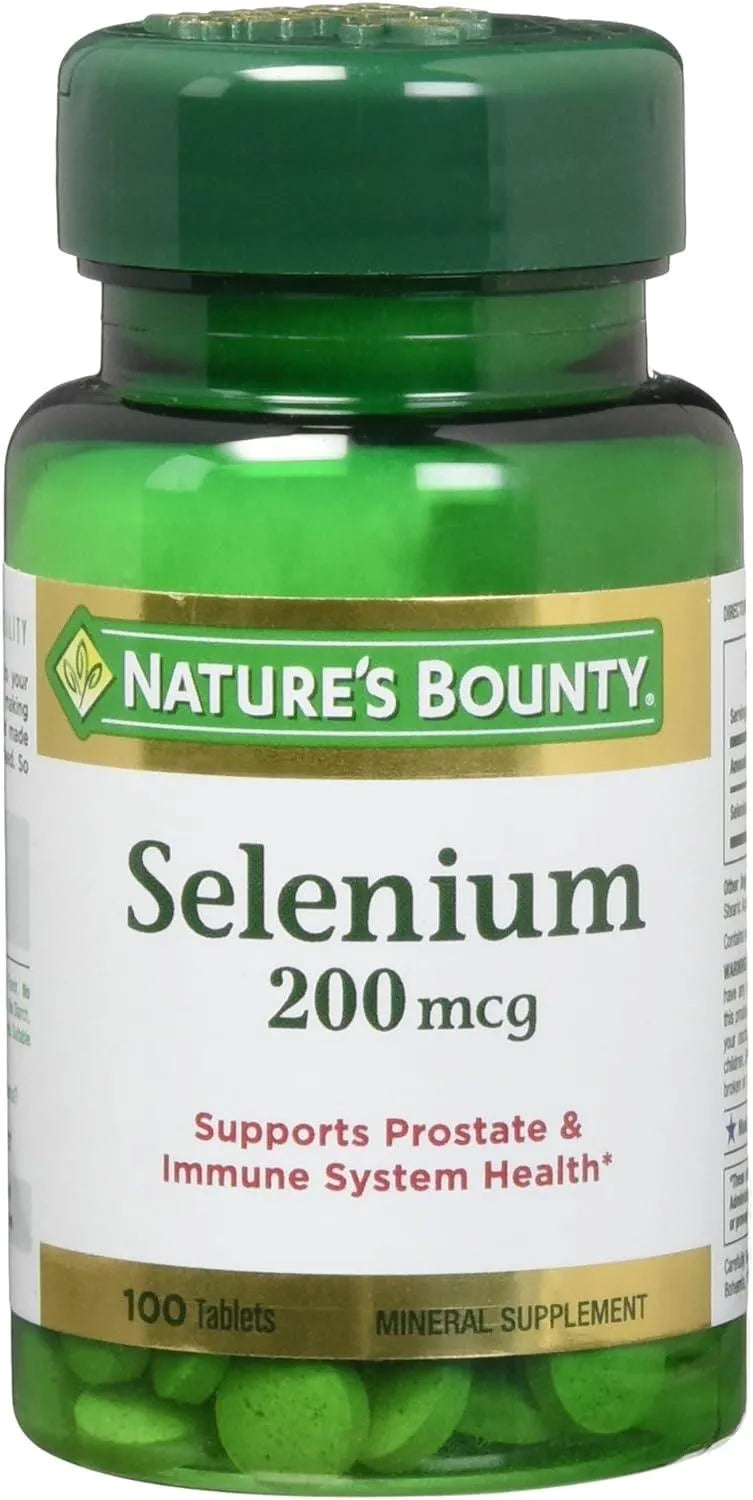 NATURE'S BOUNTY - Nature's Bounty Selenium 200mcg 100 Tabletas - The Red Vitamin MX - Suplementos Alimenticios - {{ shop.shopifyCountryName }}