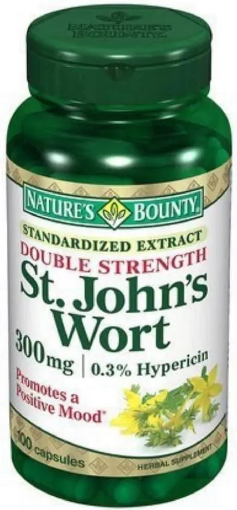 NATURE'S BOUNTY - Nature's Bounty St. John's Wort 300Mg. 100 Capsulas - The Red Vitamin MX - Suplementos Alimenticios - {{ shop.shopifyCountryName }}