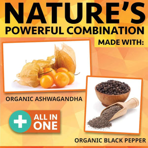 NATURE'S BRANCH - Nature's Branch Organic Ashwagandha with Black Pepper 180 Capsulas - The Red Vitamin MX - Suplementos Alimenticios - {{ shop.shopifyCountryName }}