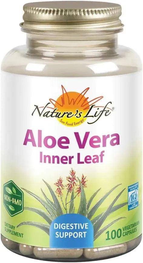 NATURE'S LIFE - Nature's Life Aloe Vera Inner Leaf 100 Capsulas - The Red Vitamin MX - Suplementos Alimenticios - {{ shop.shopifyCountryName }}