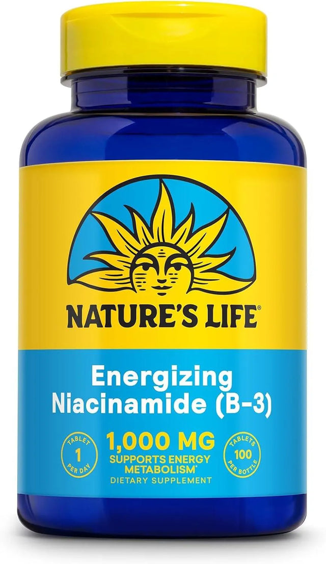 NATURE'S LIFE - Nature's Life Energizing Niacinamide 100 Tabletas - The Red Vitamin MX - Suplementos Alimenticios - {{ shop.shopifyCountryName }}