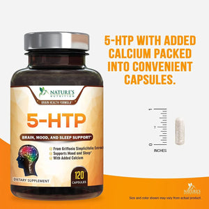 NATURE'S NUTRITION - Nature's Nutrition 5-HTP 200Mg. 120 Capsulas - The Red Vitamin MX - Suplementos Alimenticios - {{ shop.shopifyCountryName }}