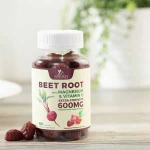 NATURE'S NUTRITION - Nature's Nutrition Beet Chews Gummies with Beetroot 60 Gomitas - The Red Vitamin MX - Suplementos Alimenticios - {{ shop.shopifyCountryName }}