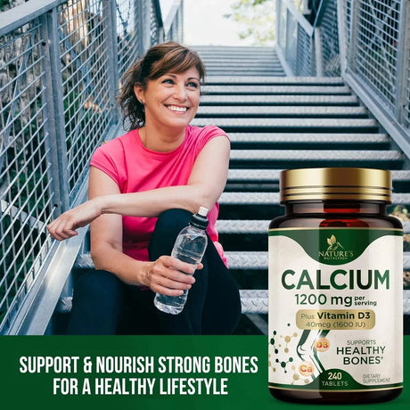 NATURE'S NUTRITION - Nature's Nutrition Calcium Vitamin D3 1200Mg. 240 Tabletas - The Red Vitamin MX - Suplementos Alimenticios - {{ shop.shopifyCountryName }}