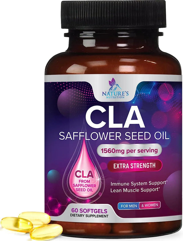 NATURE'S NUTRITION - Nature's Nutrition Conjugated Linoleic Acid CLA 1560Mg. 60 Capsulas Blandas - The Red Vitamin MX - Suplementos Alimenticios - {{ shop.shopifyCountryName }}