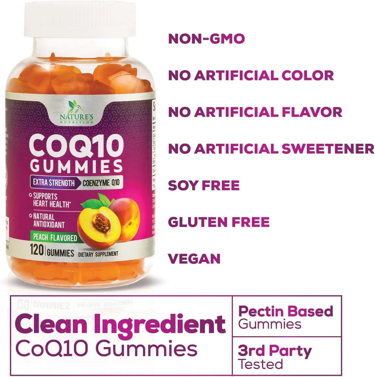 NATURE'S NUTRITION - Nature's Nutrition CoQ10 100Mg. 120 Gomitas - The Red Vitamin MX - Suplementos Alimenticios - {{ shop.shopifyCountryName }}