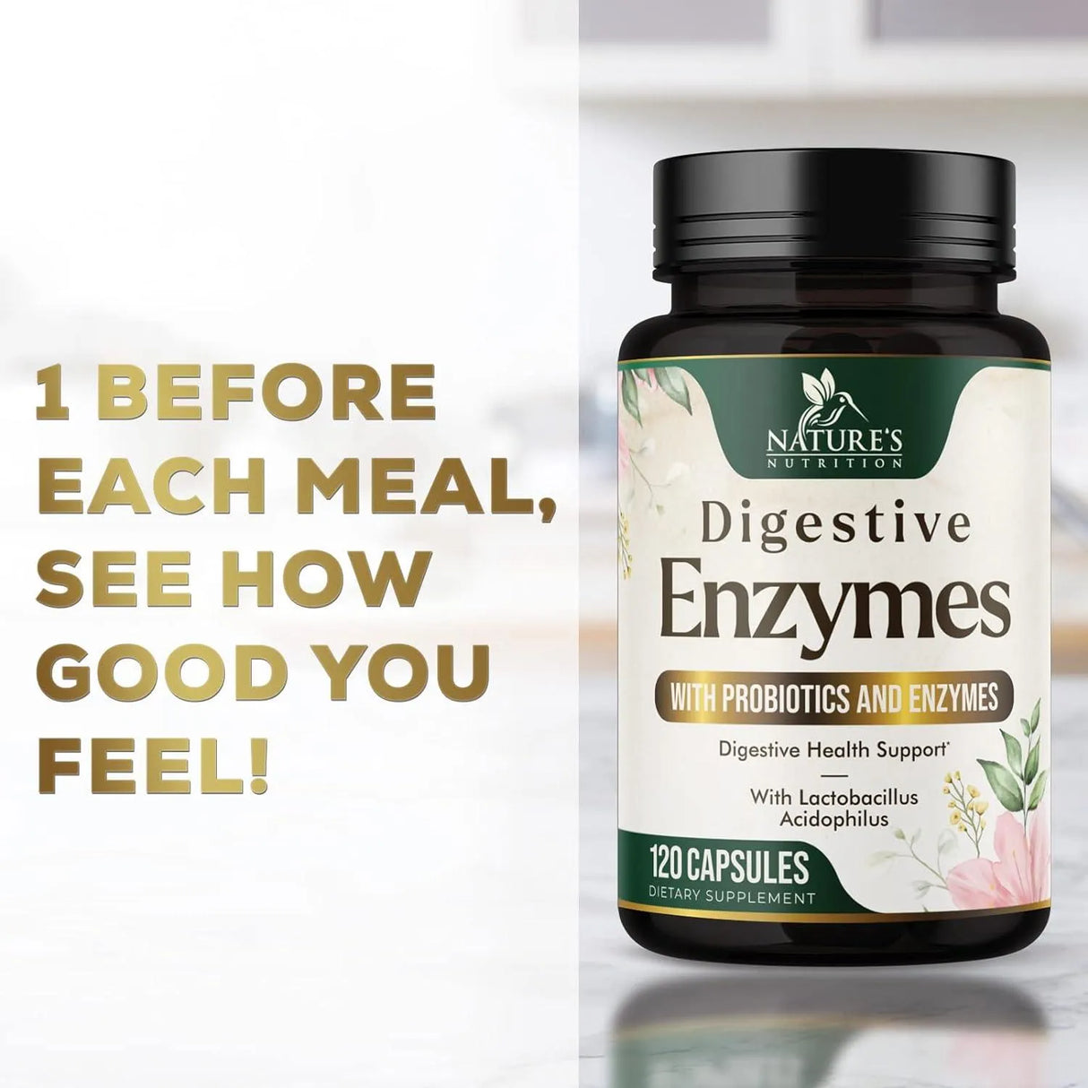 NATURE'S NUTRITION - Nature's Nutrition Digestive Enzymes 120 Capsulas - The Red Vitamin MX - Suplementos Alimenticios - {{ shop.shopifyCountryName }}