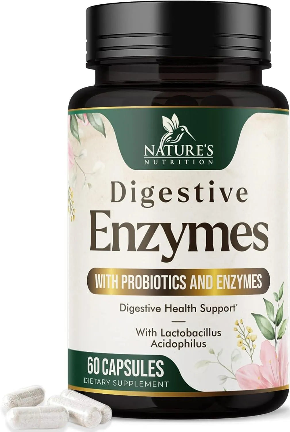 NATURE'S NUTRITION - Nature's Nutrition Digestive Enzymes 60 Capsulas - The Red Vitamin MX - Suplementos Alimenticios - {{ shop.shopifyCountryName }}