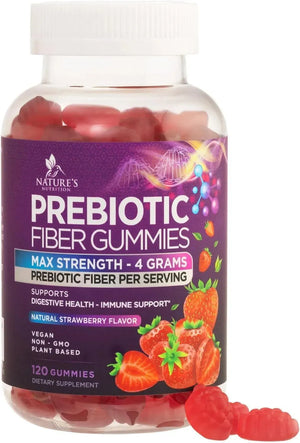 NATURE'S NUTRITION - Nature's Nutrition Fiber Gummies for Adults 120 Gomitas - The Red Vitamin MX - Suplementos Alimenticios - {{ shop.shopifyCountryName }}