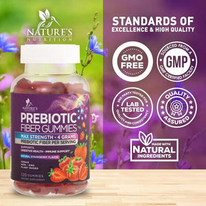 NATURE'S NUTRITION - Nature's Nutrition Fiber Gummies for Adults 120 Gomitas - The Red Vitamin MX - Suplementos Alimenticios - {{ shop.shopifyCountryName }}