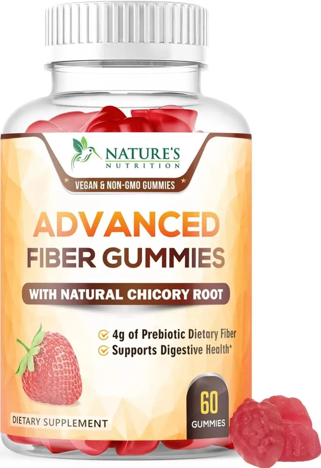 NATURE'S NUTRITION - Nature's Nutrition Fiber Gummies for Adults 60 Gomitas - The Red Vitamin MX - Suplementos Alimenticios - {{ shop.shopifyCountryName }}