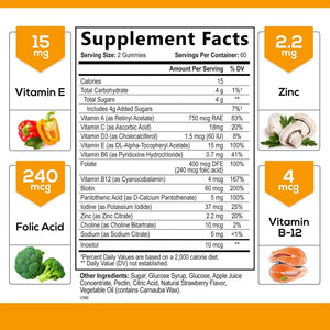 NATURE'S NUTRITION - Nature's Nutrition Multivitamin for Women & Men 120 Gomitas - The Red Vitamin MX - Suplementos Alimenticios - {{ shop.shopifyCountryName }}