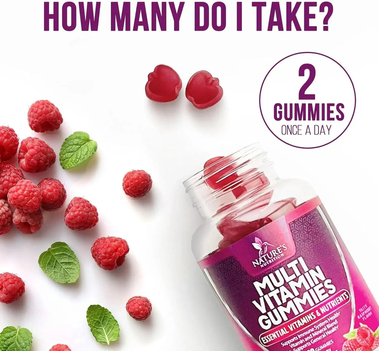 NATURE'S NUTRITION - Nature's Nutrition Multivitamin Gummies 120 Gomitas - The Red Vitamin MX - Suplementos Alimenticios - {{ shop.shopifyCountryName }}