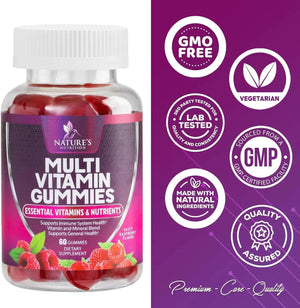 NATURE'S NUTRITION - Nature's Nutrition Multivitamin Gummies 60 Gomitas - The Red Vitamin MX - Suplementos Alimenticios - {{ shop.shopifyCountryName }}