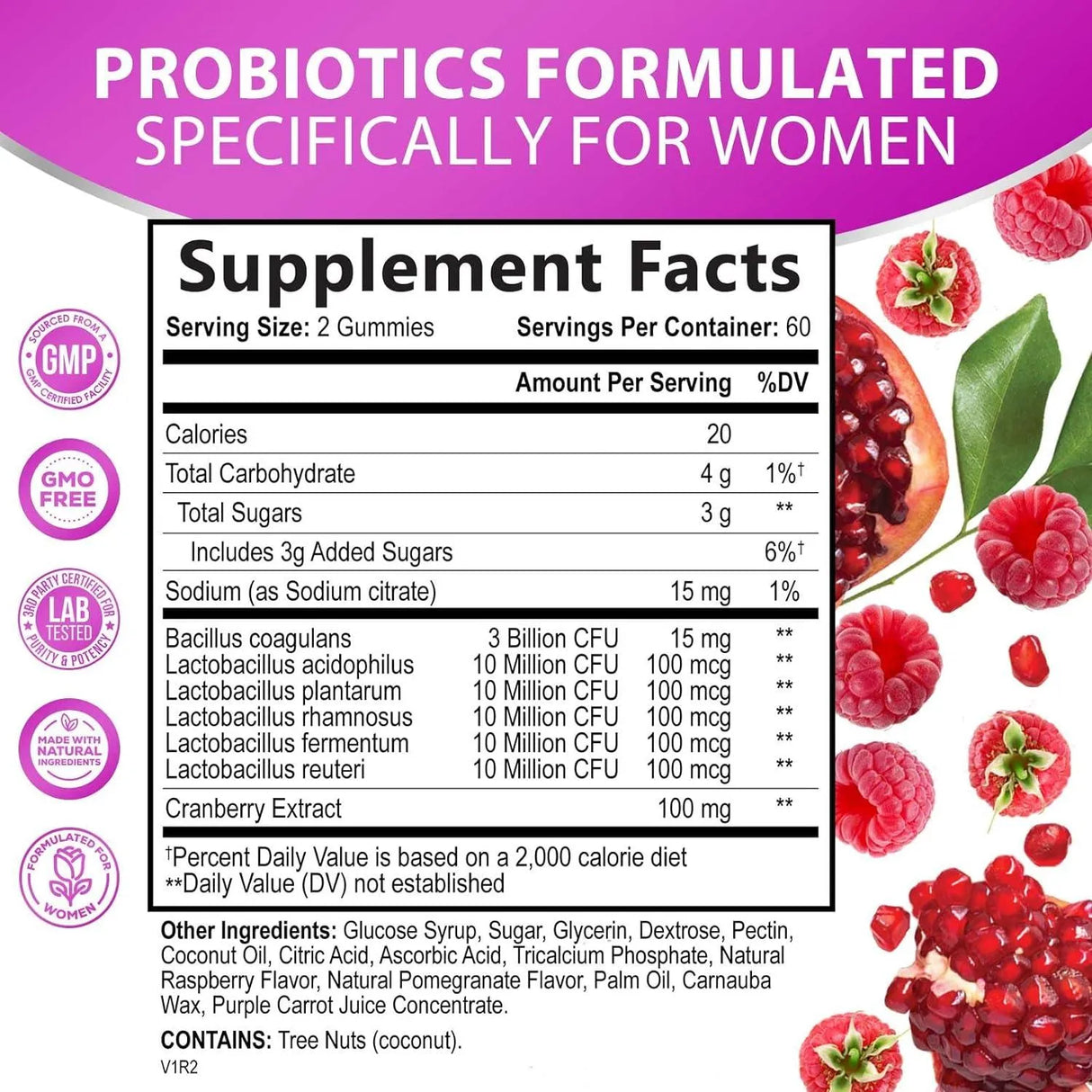 NATURE'S NUTRITION - Nature's Nutrition Probiotics for Women 120 Gomitas - The Red Vitamin MX - Suplementos Alimenticios - {{ shop.shopifyCountryName }}