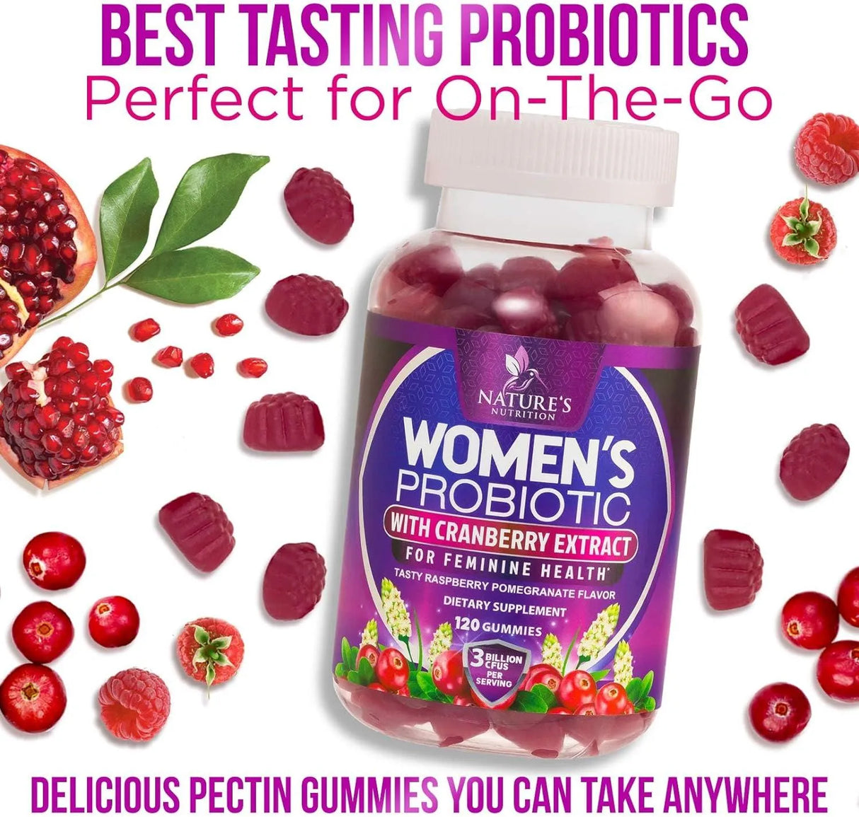 NATURE'S NUTRITION - Nature's Nutrition Probiotics for Women 120 Gomitas - The Red Vitamin MX - Suplementos Alimenticios - {{ shop.shopifyCountryName }}