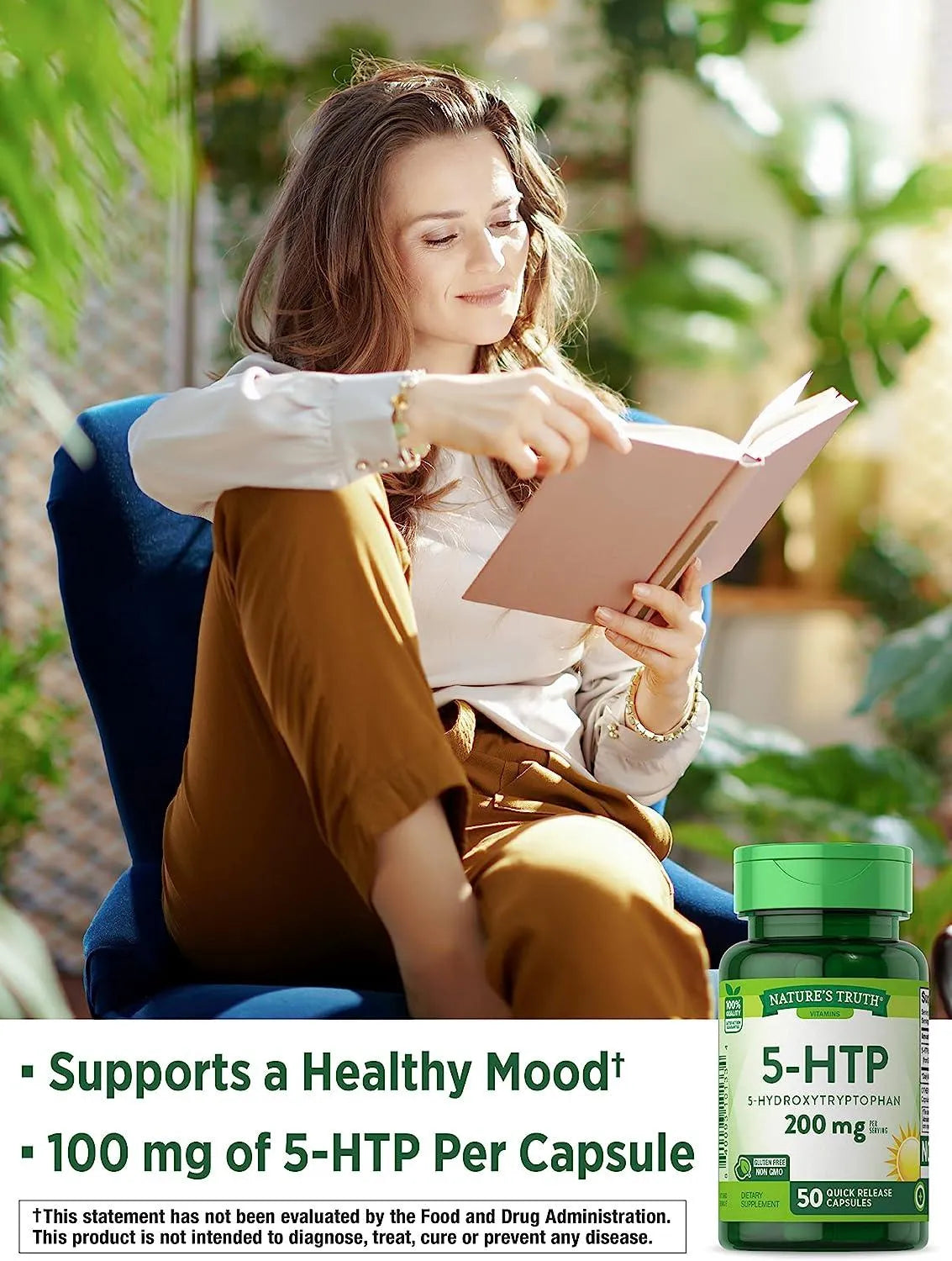 NATURE'S TRUTH - Nature's Truth 5 HTP 100Mg. 50 Capsulas - The Red Vitamin MX - Suplementos Alimenticios - {{ shop.shopifyCountryName }}