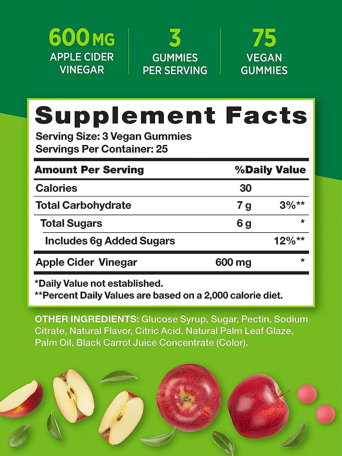 NATURE'S TRUTH - Nature's Truth Apple Cider Vinegar Gummies 600Mg. 75 Gomitas - The Red Vitamin MX - Suplementos Alimenticios - {{ shop.shopifyCountryName }}