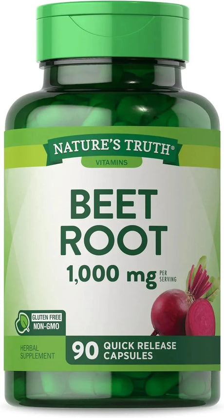 NATURE'S TRUTH - Nature's Truth Beet Root 1000Mg. 90 Capsulas - The Red Vitamin MX - Suplementos Alimenticios - {{ shop.shopifyCountryName }}