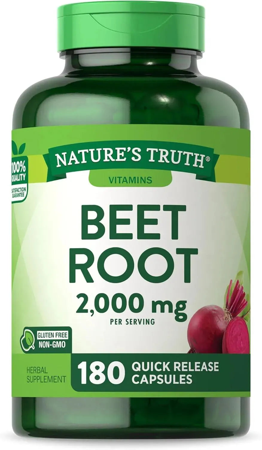 NATURE'S TRUTH - Nature's Truth Beet Root 2000Mg. 180 Capsulas - The Red Vitamin MX - Suplementos Alimenticios - {{ shop.shopifyCountryName }}