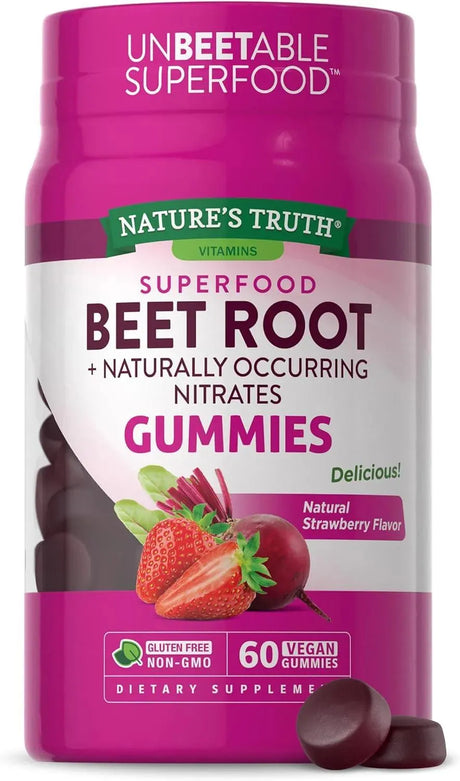 NATURE'S TRUTH - Nature's Truth Beet Root Gummies 60 Gomitas - The Red Vitamin MX - Suplementos Alimenticios - {{ shop.shopifyCountryName }}