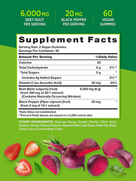 NATURE'S TRUTH - Nature's Truth Beet Root Gummies 60 Gomitas - The Red Vitamin MX - Suplementos Alimenticios - {{ shop.shopifyCountryName }}