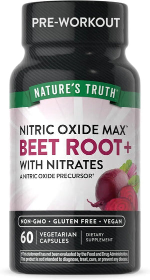 NATURE'S TRUTH - Nature's Truth Beet Root Nitric Oxide 60 Capsulas - The Red Vitamin MX - Suplementos Alimenticios - {{ shop.shopifyCountryName }}