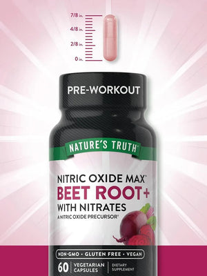 NATURE'S TRUTH - Nature's Truth Beet Root Nitric Oxide 60 Capsulas - The Red Vitamin MX - Suplementos Alimenticios - {{ shop.shopifyCountryName }}