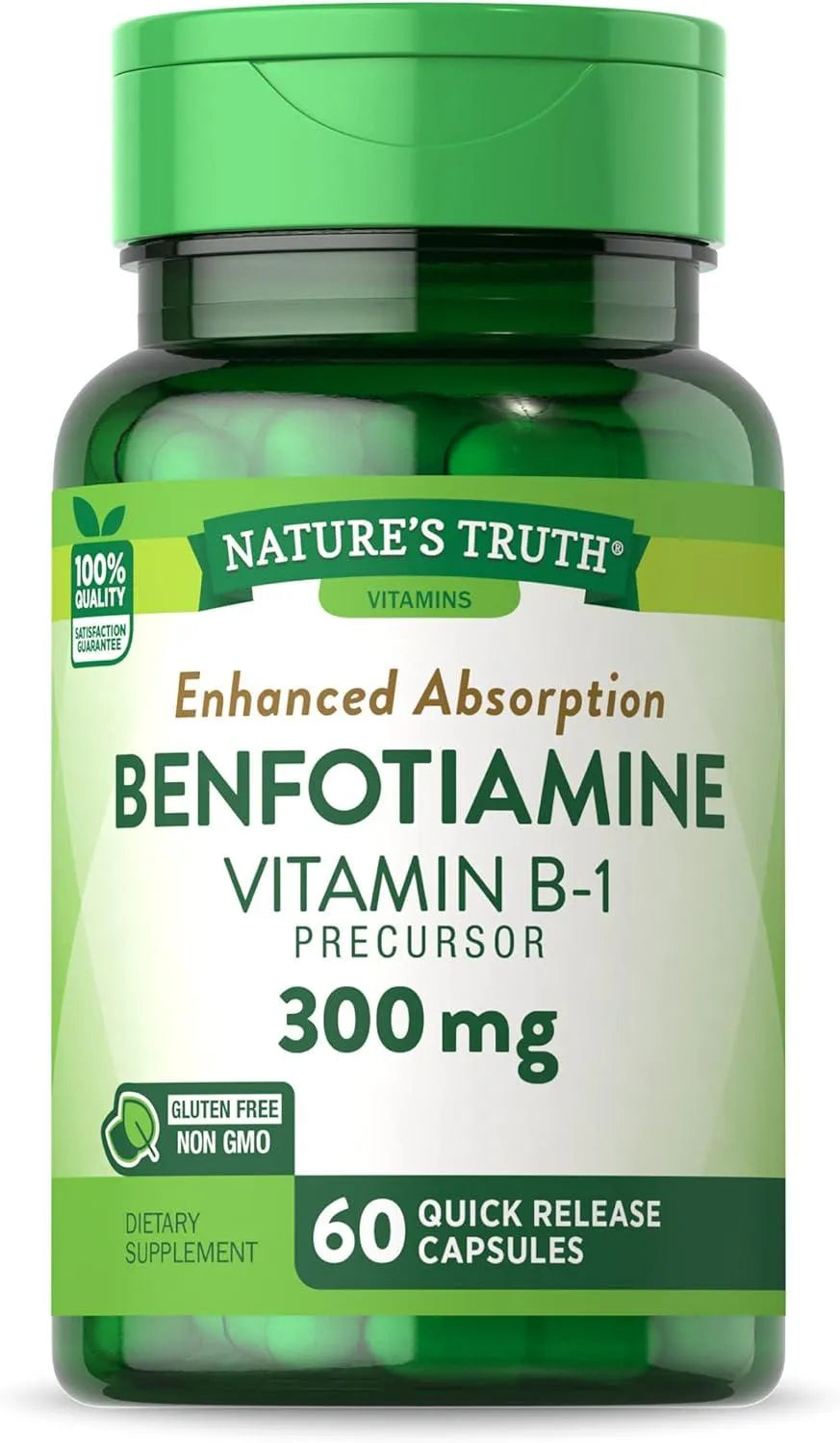 NATURE'S TRUTH - Nature's Truth Benfotiamine 300Mg. 60 Capsulas - The Red Vitamin MX - Suplementos Alimenticios - {{ shop.shopifyCountryName }}