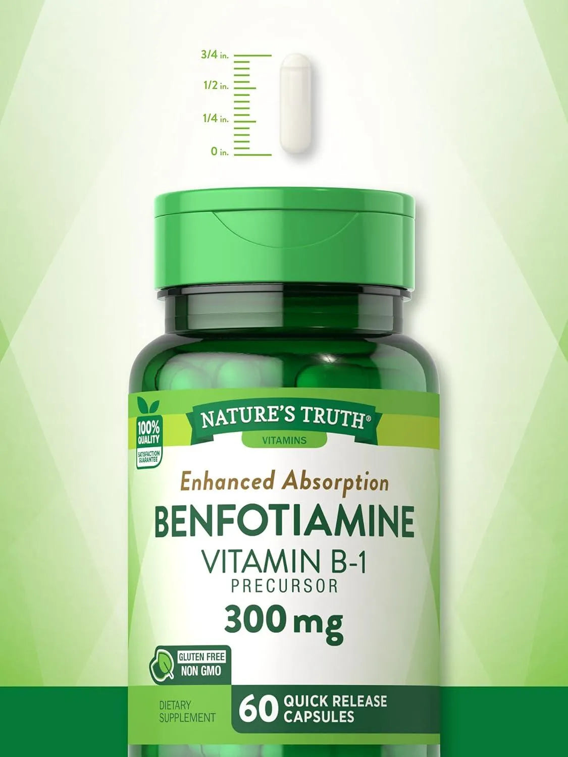 NATURE'S TRUTH - Nature's Truth Benfotiamine 300Mg. 60 Capsulas - The Red Vitamin MX - Suplementos Alimenticios - {{ shop.shopifyCountryName }}