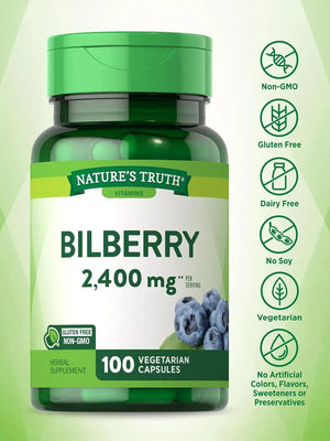 NATURE'S TRUTH - Nature's Truth Bilberry Fruit Extract 2400Mg. 100 Capsulas - The Red Vitamin MX - Suplementos Alimenticios - {{ shop.shopifyCountryName }}