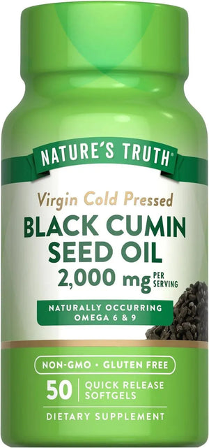 NATURE'S TRUTH - Nature's Truth Black Cumin Seed Oil 2000Mg. 50 Capsulas Blandas - The Red Vitamin MX - Suplementos Alimenticios - {{ shop.shopifyCountryName }}