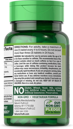 NATURE'S TRUTH - Nature's Truth Caffeine Pills 220Mg. 120 Tabletas - The Red Vitamin MX - Suplementos Alimenticios - {{ shop.shopifyCountryName }}