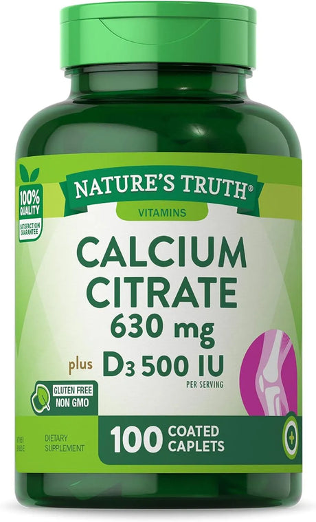 NATURE'S TRUTH - Nature's Truth Calcium Citrate with Vitamin D3 100 Tabletas - The Red Vitamin MX - Suplementos Alimenticios - {{ shop.shopifyCountryName }}