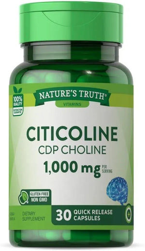 NATURE'S TRUTH - Nature's Truth Citicoline 1000Mg. 30 Capsulas - The Red Vitamin MX - Suplementos Alimenticios - {{ shop.shopifyCountryName }}