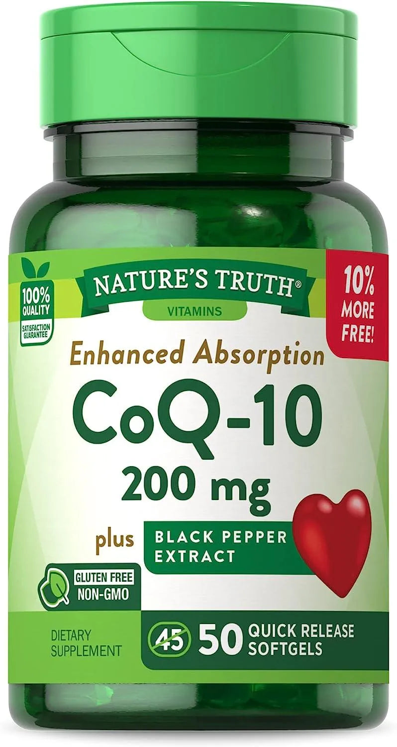 NATURE'S TRUTH - Nature's Truth CoQ10 200Mg. 50 Capsulas Blandas - The Red Vitamin MX - Suplementos Alimenticios - {{ shop.shopifyCountryName }}