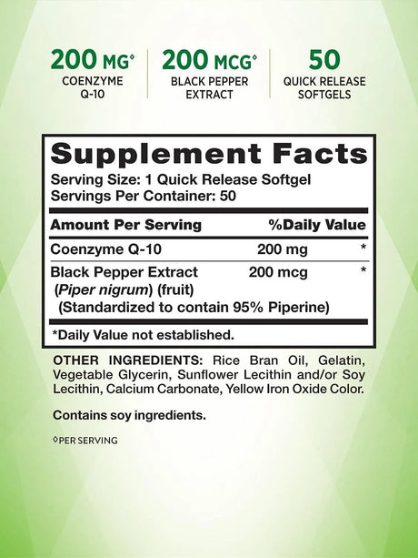 NATURE'S TRUTH - Nature's Truth CoQ10 200Mg. 50 Capsulas Blandas - The Red Vitamin MX - Suplementos Alimenticios - {{ shop.shopifyCountryName }}