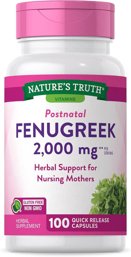 NATURE'S TRUTH - Nature's Truth Fenugreek Seed 2000Mg. 100 Capsulas - The Red Vitamin MX - Suplementos Alimenticios - {{ shop.shopifyCountryName }}