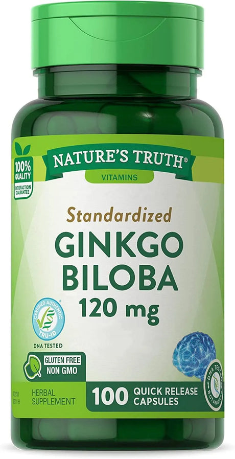 NATURE'S TRUTH - Nature's Truth Ginkgo Biloba 120Mg. 100 Capsulas - The Red Vitamin MX - Suplementos Alimenticios - {{ shop.shopifyCountryName }}