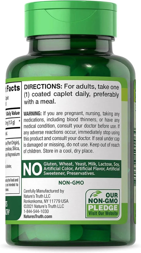 NATURE'S TRUTH - Nature's Truth Glucosamine 1500Mg. 60 Tabletas - The Red Vitamin MX - Suplementos Alimenticios - {{ shop.shopifyCountryName }}