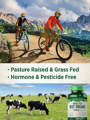 NATURE'S TRUTH - Nature's Truth Grass Fed Beef Organs 3250Mg. 120 Capsulas - The Red Vitamin MX - Suplementos Alimenticios - {{ shop.shopifyCountryName }}