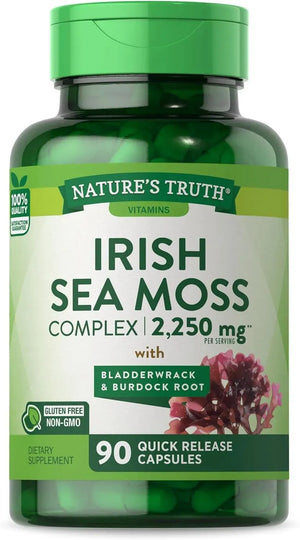 NATURE'S TRUTH - Nature's Truth Irish Sea Moss Complex 2250Mg. 90 Capsulas - The Red Vitamin MX - Suplementos Alimenticios - {{ shop.shopifyCountryName }}